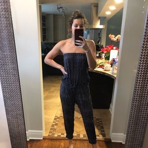 Blue jumpsuit